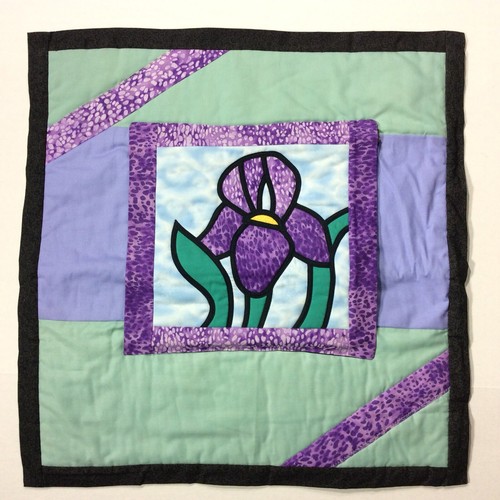 Hand made patchwork applique - hand,