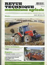 (4A)REVUE TECHNIQUE AGRICOLE TRACTEUR MASSEY-FERGUSON / PERKINS / DEUTZ / FORD
