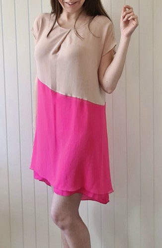 Robe fluide rose - , beige
