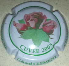 Capsule de champagne CLEMENT Gérard (16. rouge pâle 2005)