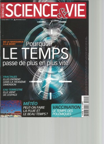 Sciences vie 1109 pile - vie, n°1109