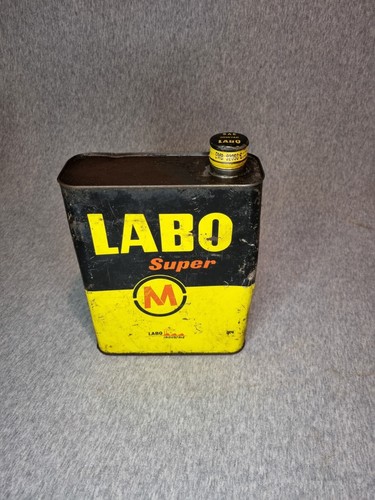 Bidon huile ancien - ancien, "labo