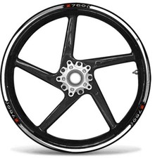 Set Bandes Adhésif Compatible pour Roues 17 Moto Kawasaki Z750 Adhésifs Tuning