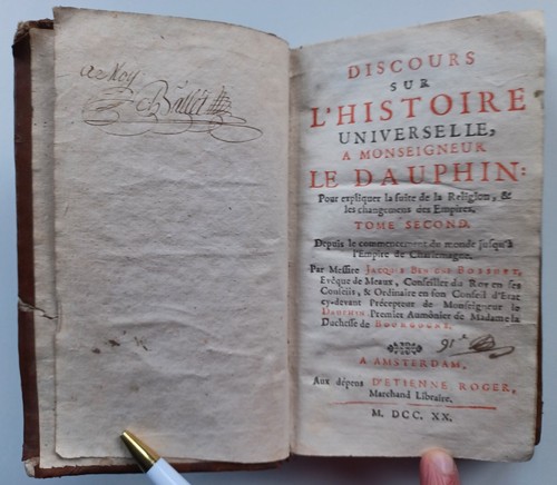 Bossuet discours sur - -,