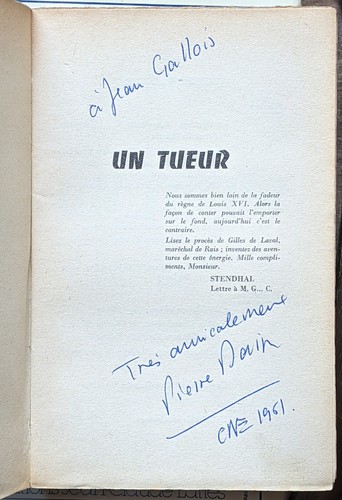 Pierre daix tueur - :, un