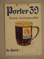 PLV BIERE  BOCK  PORTER 39 MAUBEUGE