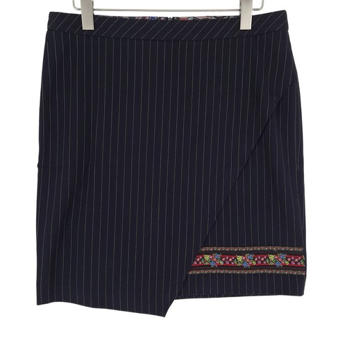 Jupe portefeuille midi vintage - jupe,