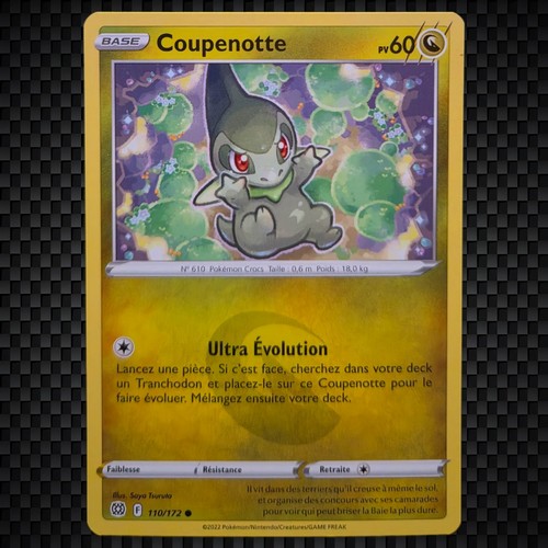Cartes pokémon coupenotte - cartes,