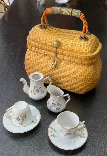 Panier osier dinette