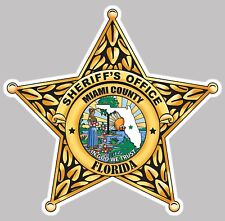 STICKER POLICE COUNTY MIAMI