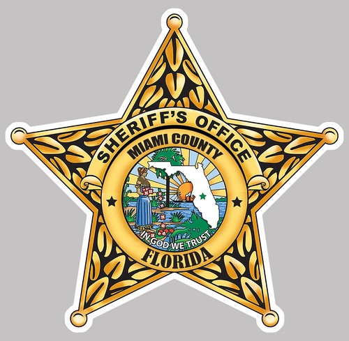 Sticker police county miami - sticker,