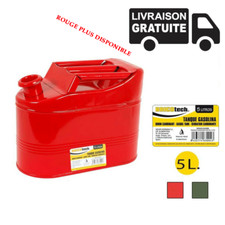 bidon jerricane d'essence 5L