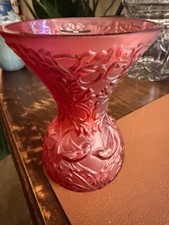 LALIQUE OF PARIS RED ARABESQUE