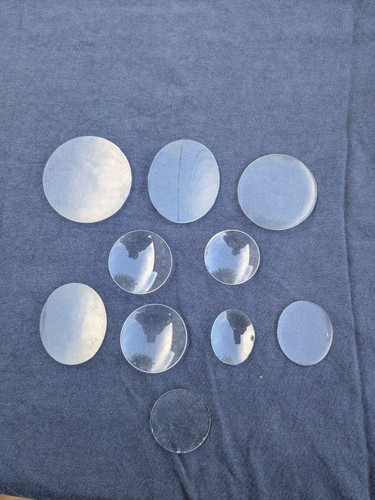 Lot verres bombés cadre - de,