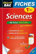 Objectif Bac Fiches Détachables Sciences 1ère Es/L, Sophie Lebrun, Patrice Delgu