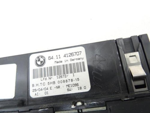 Commande chauffage bmw serie - chauffage,