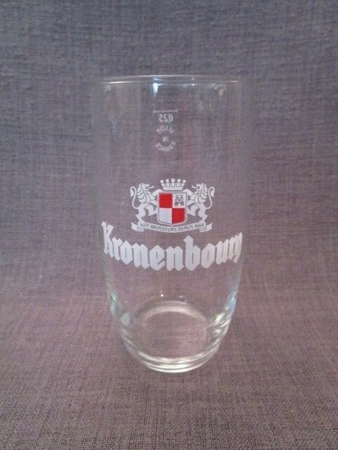 Verre bière publicitaire - a,