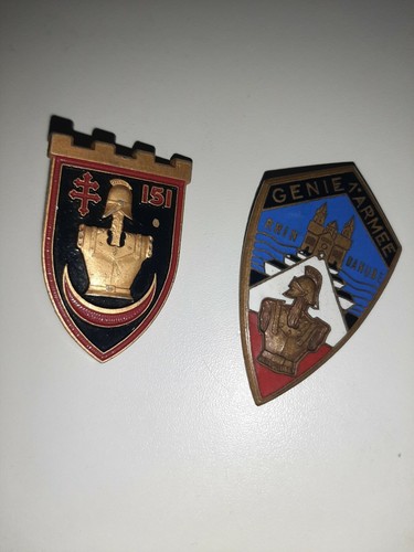 Lot insignes genie armee d - armee,