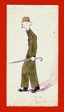 GX27-AQUARELLE ORIGINALE-ENCRE-SEM-ILLUSTRATEUR-[COMTE R...]-1902