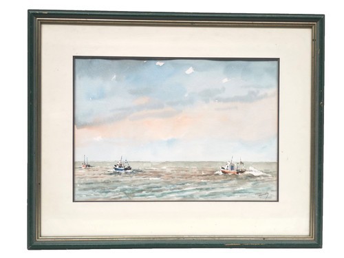 Peinture aquarelle signée - peinture,