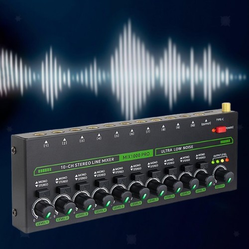 Mixer audio entrée - mixer, 10