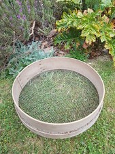 ANCIEN TAMIS EN BOIS FARINE