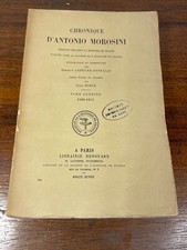Livre Chronique D'Antonio