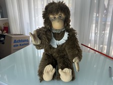 Ancien ours en peluche de collection singe ours d'artiste 75 cm état voir photos