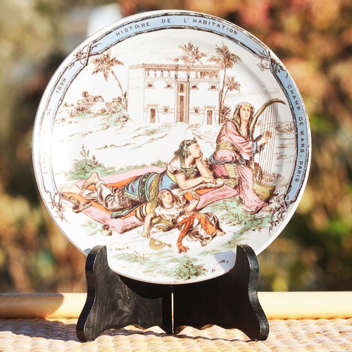 Ancienne assiette plate cm - ancienne,