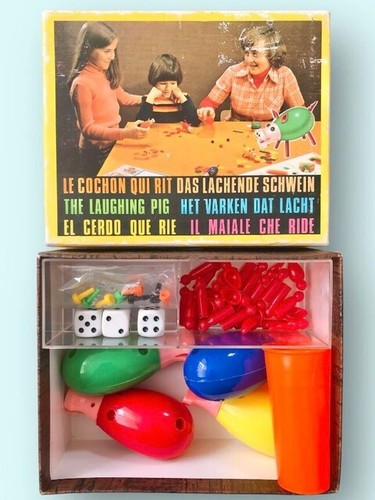 Cochon qui rit ancien - cochon,