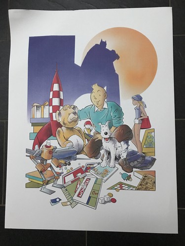 Affiche poster tintin - affiche,