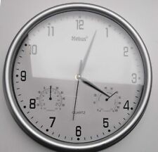 horloge murale marque MEBUS à Quartz avec hydromètre et thermomètre