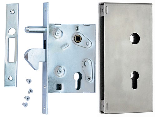 Verrou encastré pour - f-60,