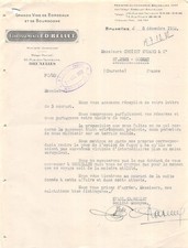 Facture  1932   VINS ETS