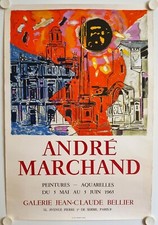 Affiche ANDRÉ MARCHAND  1965
