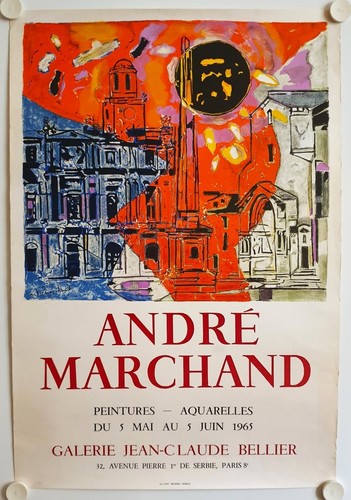 Affiche andré marchand 1965 - affiche,