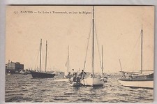CPA  NANTES 44  -  TRENTEMOULT BATEAU REGATE VOILIER SAIL SHIP SUR LA LOIRE ~B41