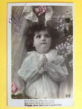 CPA Fantaisie Jeune FILLE Young Lady PRIERE PRAY par Eulalie à Berthe ROUSTANG