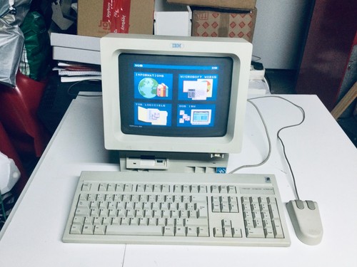 Ordinateur vintage ibm - ordinateur,