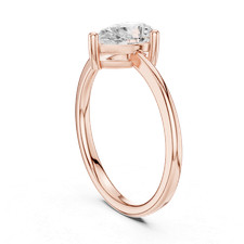 Bague couronne haute florale