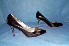 escarpins LUCIANO PADOVAN en cuir marron p 38 EUR