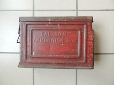 red ammunition BOX CAL 30 M1 us army debarquement half track 1944 half track
