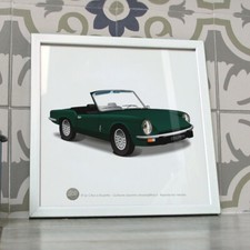 Poster Triumph Spitfire vert
