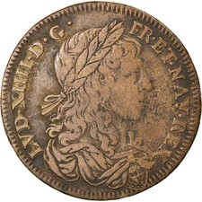 France, Jeton, Louis XIV Le