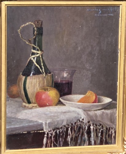 Tableau signé nature morte - tableau,