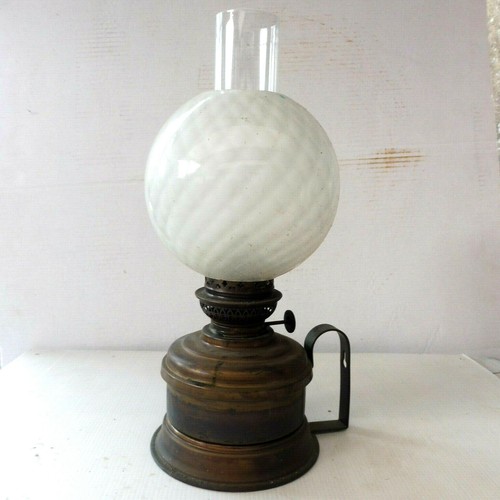 Lampe petrole cuivre - lampe,