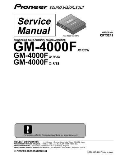 Service manual guide for - guide,