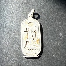 Ancien Pendentif En Argent
