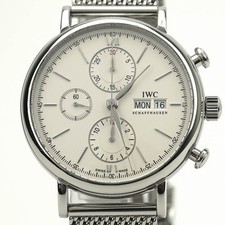 IWC Port Fino Chronograph IW391009 Automatic Silver Men Warranty
