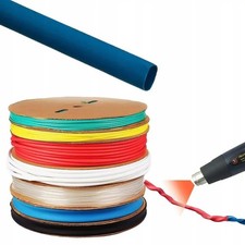 Gaine Thermorétractable Bleue 9 Mm 1 M Pour Isolation Et Protection De Câbles